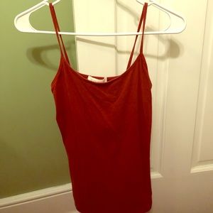 Burgundy tank top